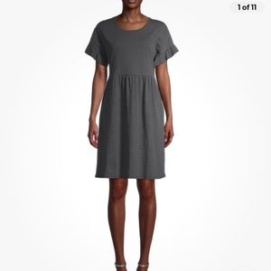 Time and Tru Women’s Knit Black Babydoll Dress Size Medium ( 8-10) NEW